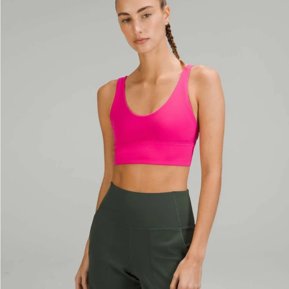 Lululemon Align Reversible Bra in Sonic Pink/Sonic Pink- size 8 - Picture 1 of 5